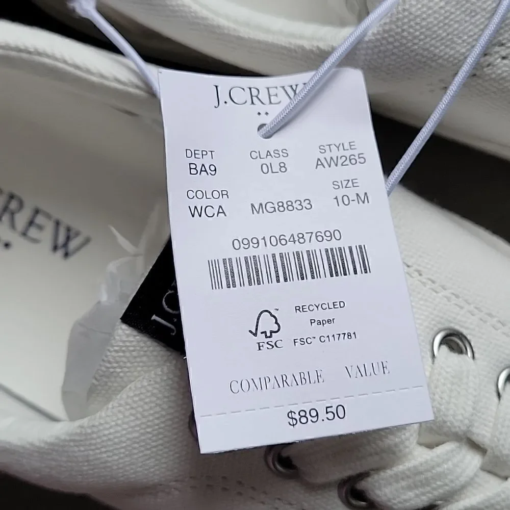 J.CREW mens 10 M